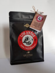 Kolumbijská káva LOS ANDES 250 g pražená zrnka 100% Arabica GOURMET - Vynikající čerstvá černá káva LOS ANDES  100% Arabica Single-Origin San Agustin,Huila, Kolumbie
