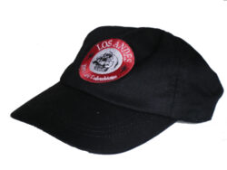 Gorra de béisbol negra - gorra negro - con el logotipo de Café LOS ANDES